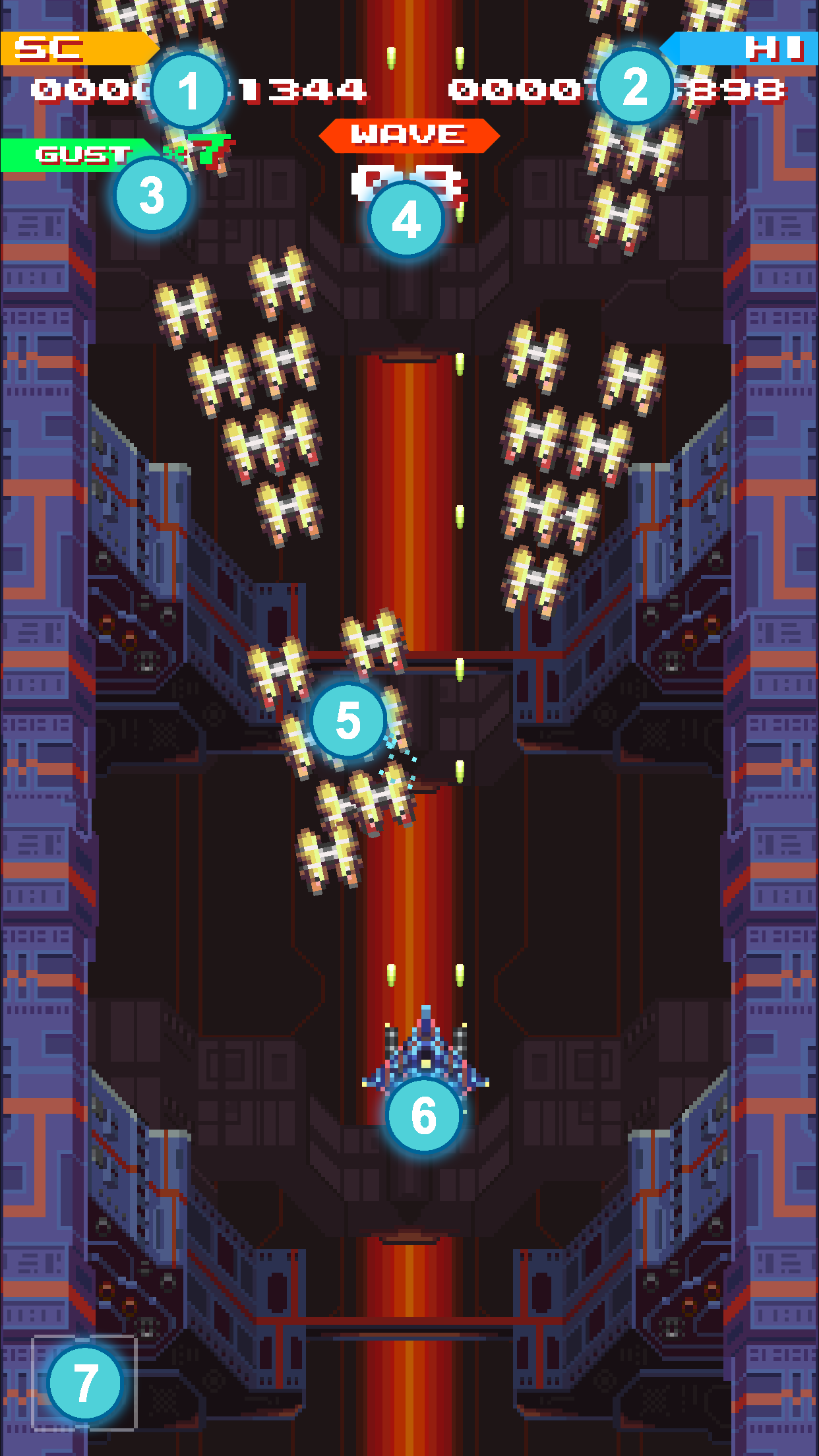 Standard mode 游戏画面